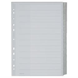 Blanke faner leitz 1274 grå pp (polypropylen)
