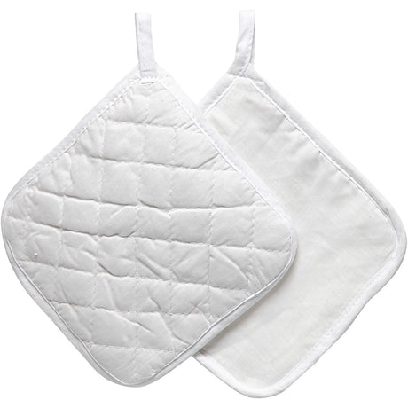 Creativ virksomhed https: www.cchobby.nl grydelapper-størrelse-20x20-cm-145-gr-white-4-piece-1-box