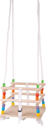 Store jigs træ småbørnsgynge - bigjigs - gyngetræ
