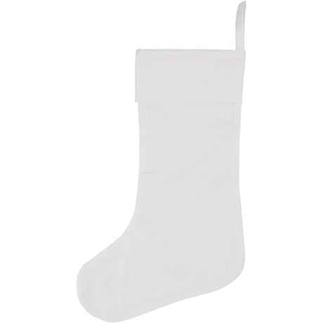 Creativ virksomhed https: www.cchobby.nl Julestrømpe-h-40-cm-b-26-cm-210-gr-white-1-piece