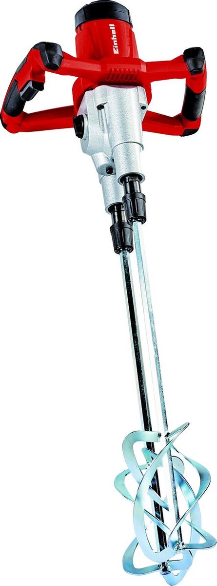 Einhell el-maling og mørtelblander te-mx 1600-2 ce twin - 1600 w - 180-750 t min justerbar - inkl. 2x blandestang til mørtel