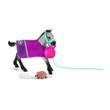 Schleich hesteklub - sjov med føl - figursæt - børnelegetøj til drenge og piger - 5 til 12 år - 42534