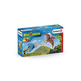 Schleich dinosaurer - jetpack jagt - figursæt - børnelegetøj til drenge og piger - 5 til 12 år - 7 dele