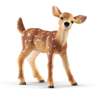 Schleich vilde liv - hvidhalede hjorteunge - legefigur - børnelegetøj til drenge og piger - 3 til 8 år - 14820