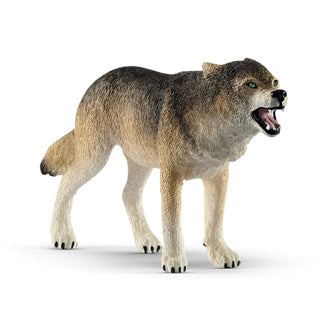 Schleich vilde liv - ulv - legefigur - børnelegetøj til drenge og piger - 3 til 8 år - 14821