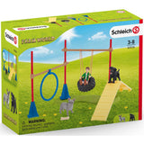 Schleich gårdverden - sjov for hunde - figursæt - børnelegetøj til drenge og piger - 3 til 8 år - 18 dele