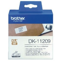 Adresselabel dk11209 bror 29x62mm hvid 800 stk