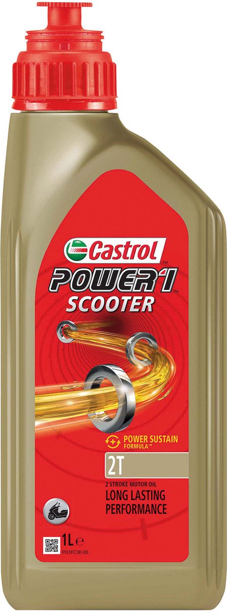 Castrol motorolie power rs scooter 2t 1l