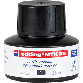 Refill blæk edding mtk25 25ml sort