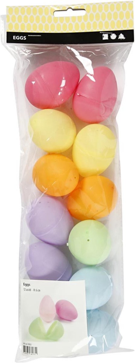 Creativ virksomhed https: www.cchobby.nl eggs-h-6-cm-d-4-cm-pastelcolours-12-piece-1-box