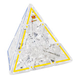 Nyligt legetøj pyraminx crystal le brainteaser puslespil