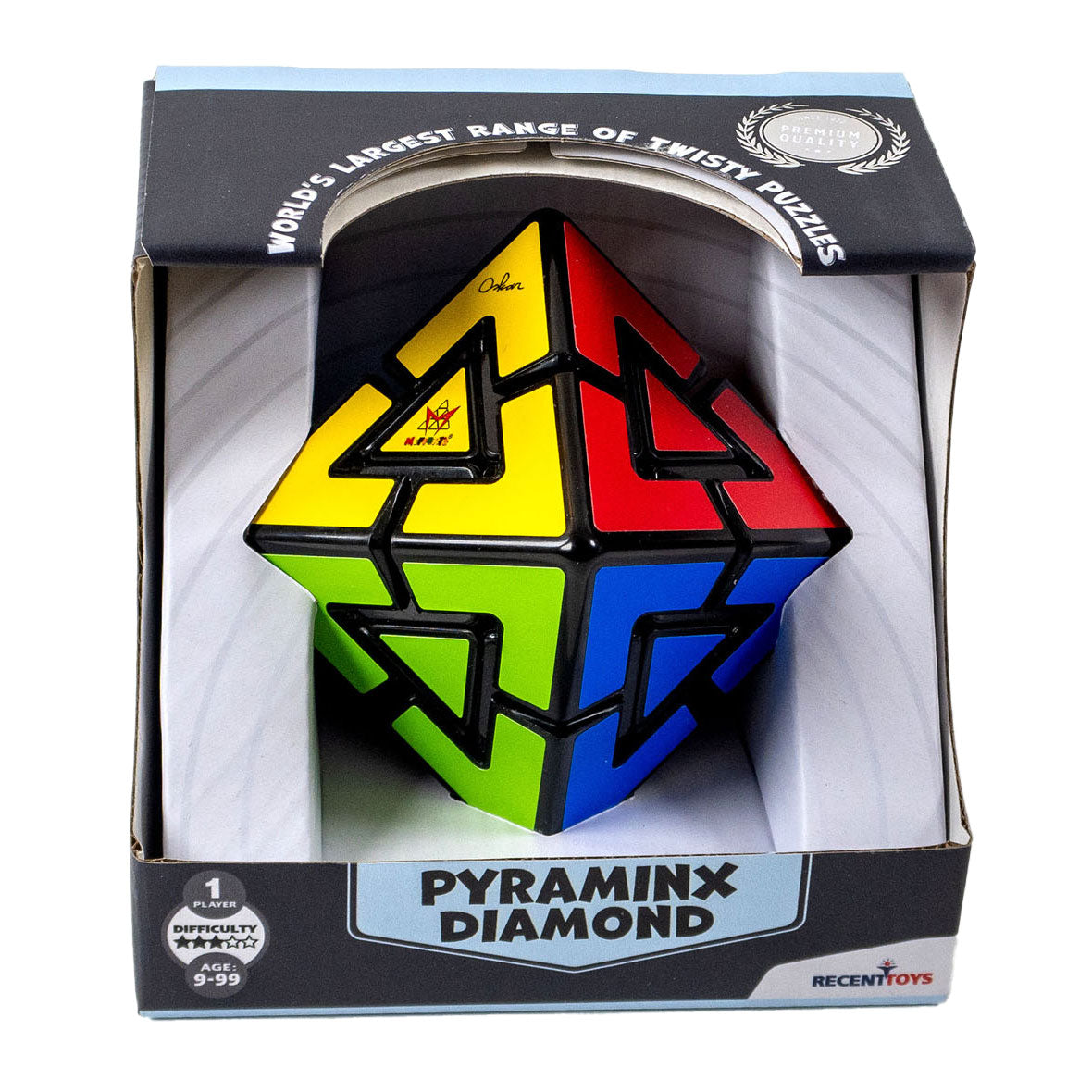 Nyligt legetøj pyraminx diamant hjernetrim puslespil