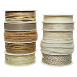 Decoris bånd polyester 10 assorteret