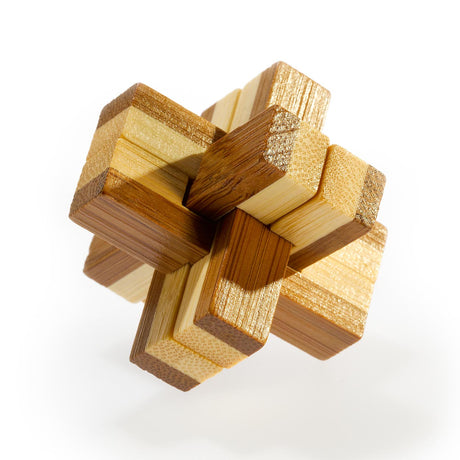 Eureka 3D bambus hjerne puslespil knudret ***