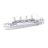 Eureka metal earth titanic skib sølv udgave
