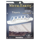 Eureka metal earth titanic skib sølv udgave
