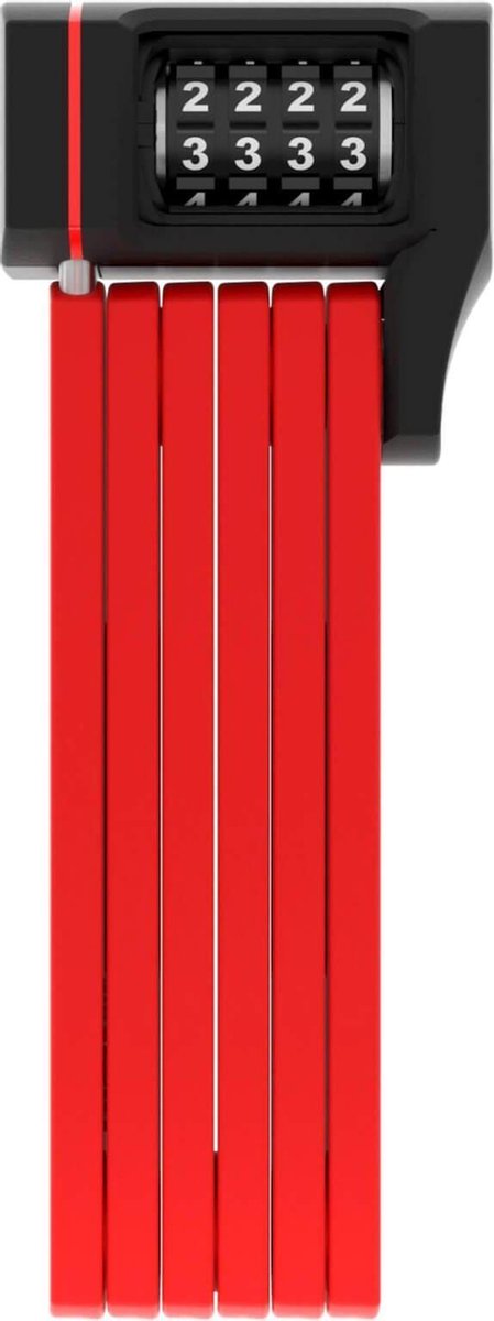 Abus Bordo UGRIP 5700 - Rød, 80 cm