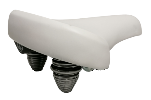 Selle MonteGrappa BI1800 Selva Junior Cruiser Saddle Blanc
