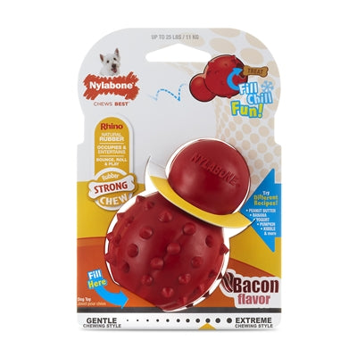 Nylabone stærk gummikegle bacons smag