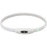 Trixie lysende hunde krave USB silikone genopladelig flerfarvet