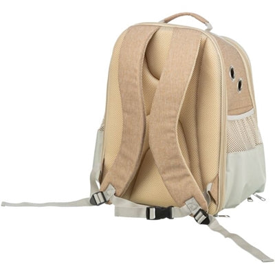 Trixie hunde taske rygsæk pil beige brun