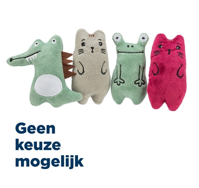 Trixie Animal Plush med catnip diverse
