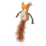 Trixie Squirrel plys med fjerhale med Catnip