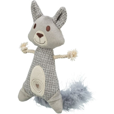 Trixie Raccoon XXL Plush Stof med fjer med Catnip