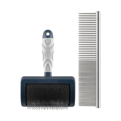 Mikki Doodle Grooming Kit med kam- og slickerbørste