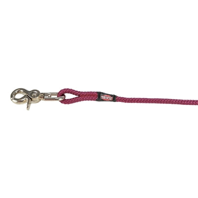 Trixie Dog Leash håndklæde rundt uden håndsløjfe Sangria rød