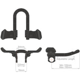Controltech - falcon triathlon tt aerobar mini clip-on aluminium