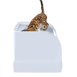 IMac Cat Litter Box Frida med skuffe lyseblå