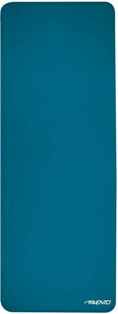 Avento fitness yoga mat nbr - blauw - 183 x 61 x 1.2 cm