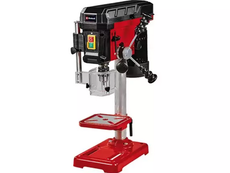 Einhell søjlebor tc-bd 450 - 450 w - 600-2.650 t min - b16 - nøglefri borepatron: ø1,5-13 mm - max. boredybde: 50 mm - borebord: 160x160 mm - borebord kan vippes, drejes og højdejusteres