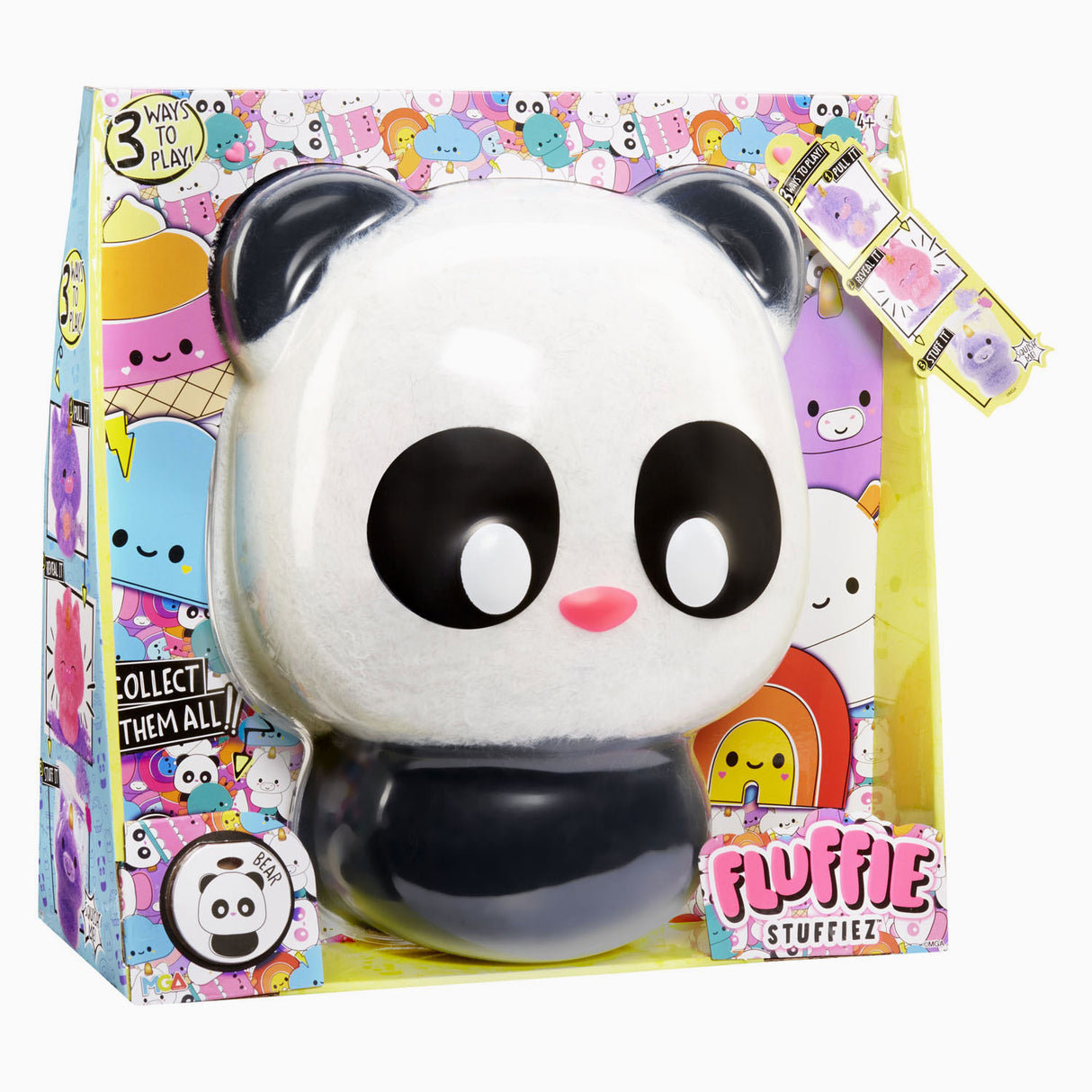 Mga underholdning fluffie stuffiez store plys - panda