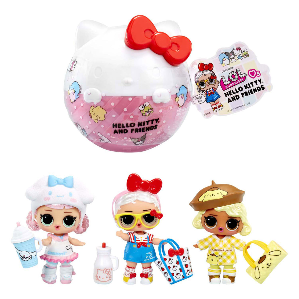 L.o.l. overraskelse! elsker hello kitty friends - mini dukke