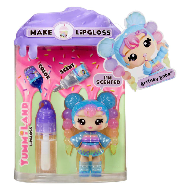 Mga underholdning yummiland dukke - britney boba med lipgloss sæt
