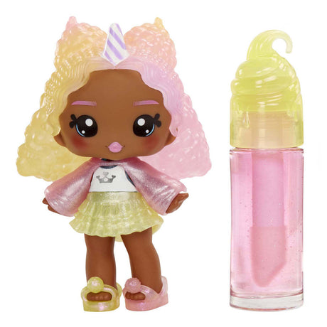 Mga underholdning yummiland dukke - nia candy fluff med lipgloss sæt