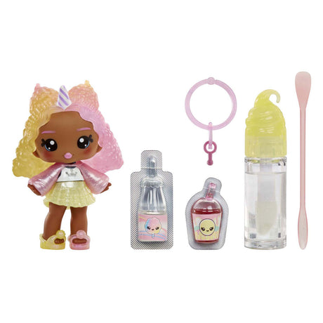 Mga underholdning yummiland dukke - nia candy fluff med lipgloss sæt