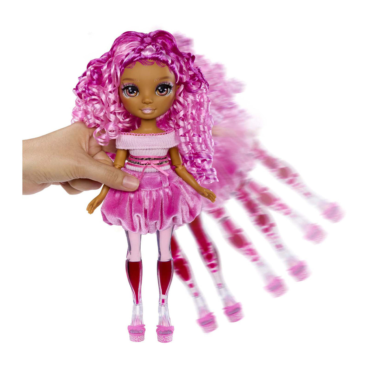 Rainbow high sparkle shine mode dukke pink