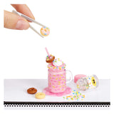 Miniverse gør det til minimad: middagsserie 4 - håndværkssæt - fremstilling af miniaturer - snacks og drikkevarer - inklusive bord