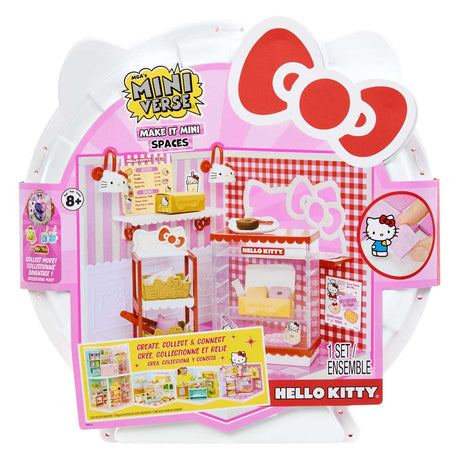 Miniverse make it mini spaces™ hello kitty® - håndværkssæt - byggesæt - lav dit eget mini hello kitty bageri