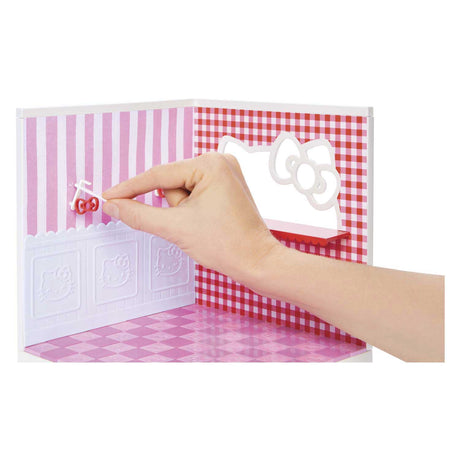 Miniverse make it mini spaces™ hello kitty® - håndværkssæt - byggesæt - lav dit eget mini hello kitty bageri