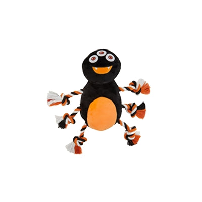 Happy pet Halloween edderkop med floss ben plys