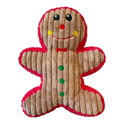 Glad kæledyrsjul honningkagemand ribbet stof