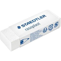 Viskelæder staedtler raso plast 526 b20 plast hvid