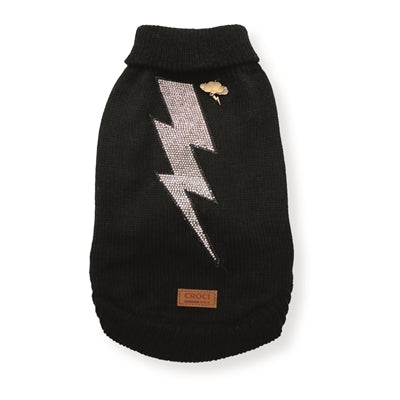 Croci hundesweater thunder lightning bolt sort