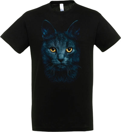 T-shirt sort kat sort