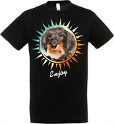 T-shirt Dachshund Black