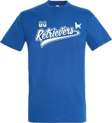 T-shirt go retrievere blå